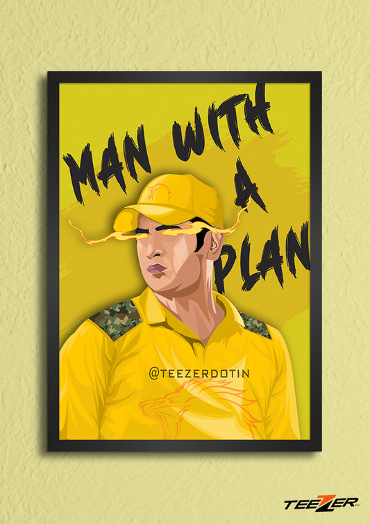 MS Dhoni - Man with a plan -  Poster
