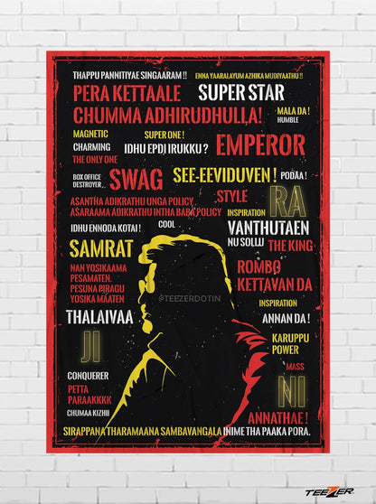 Superstar Rajinikanth Poster